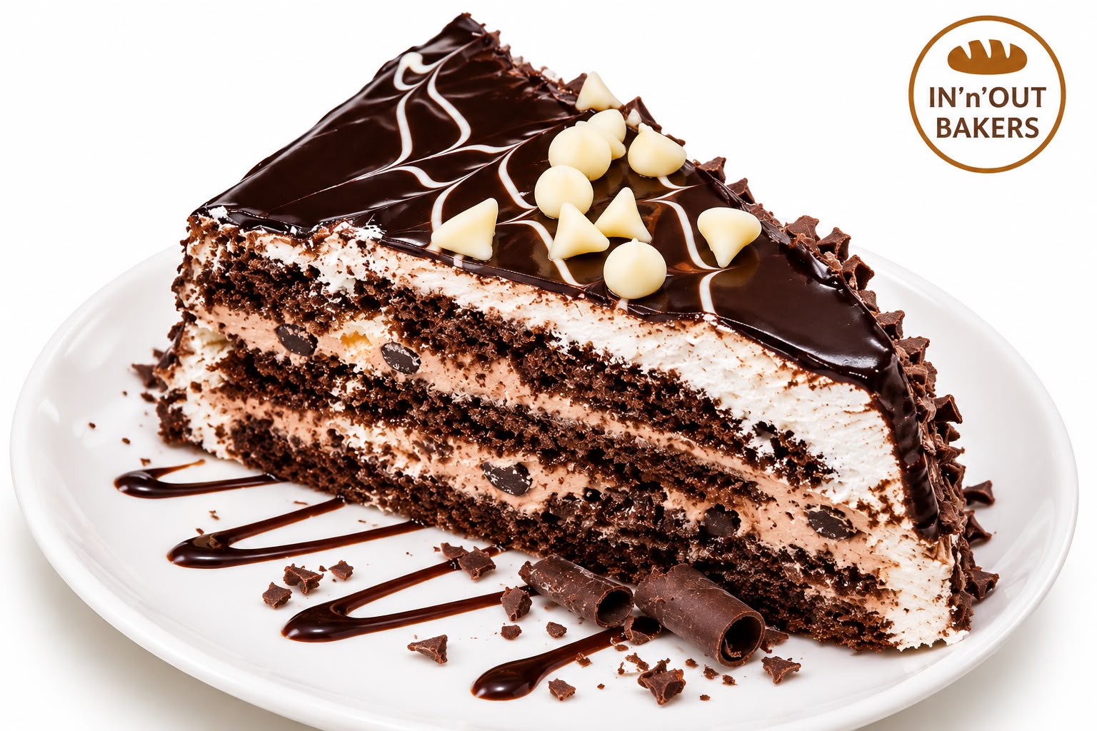 Chocolate chip pastry at In n Out Bakers, Amritsar