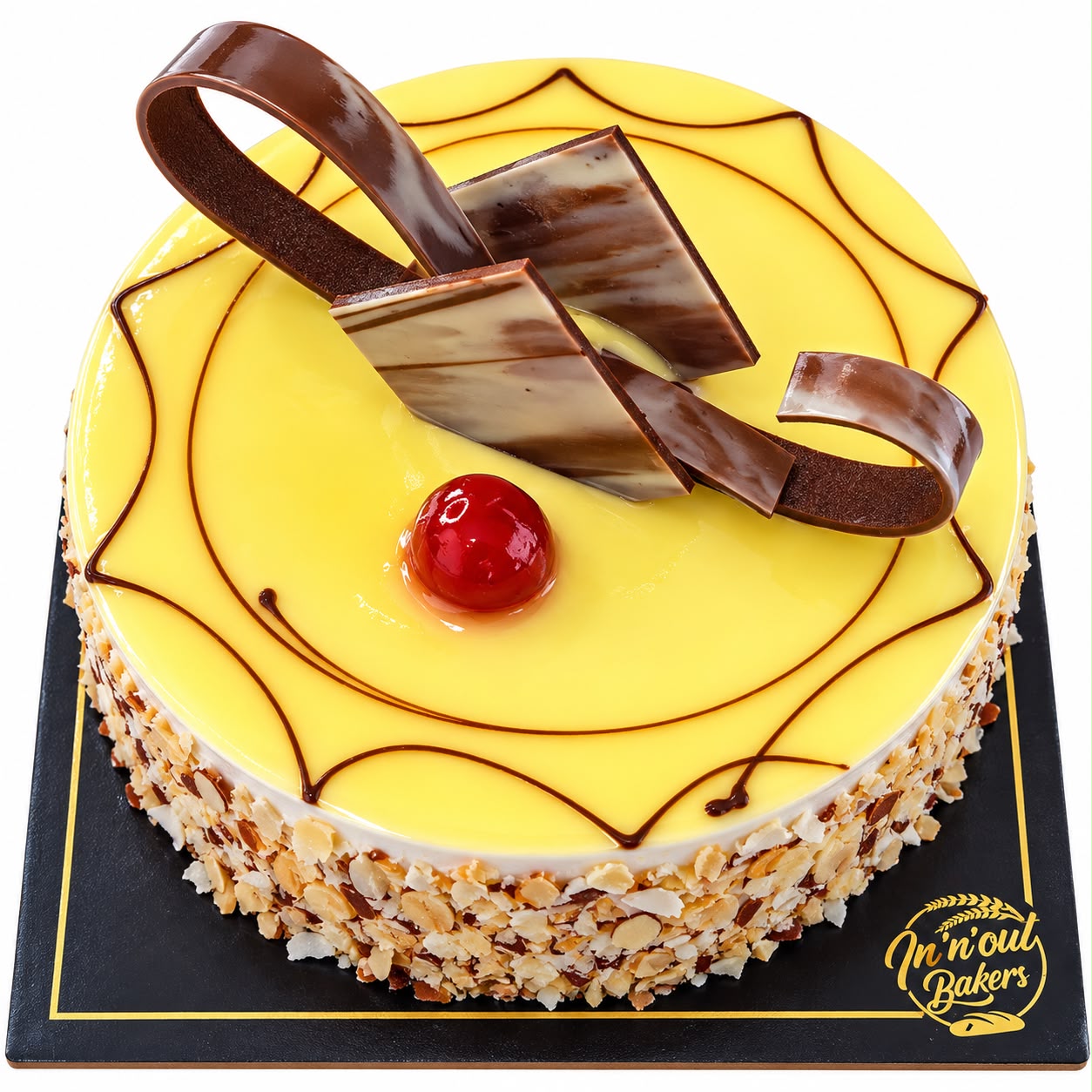 Milk Badam Cake - In n Out Bakers, Amritsar